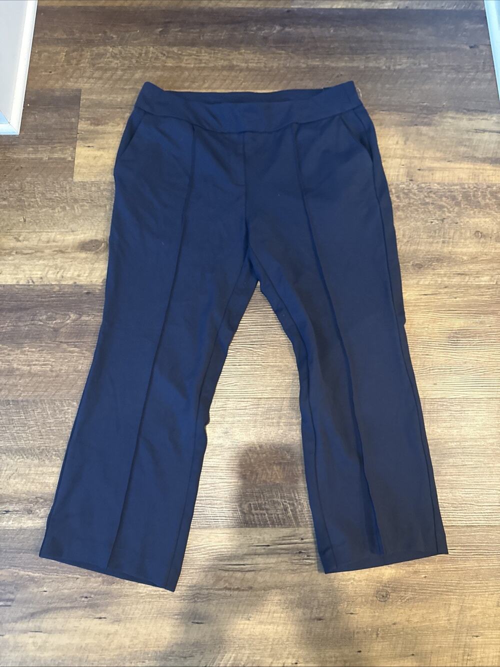 Counterparts Pants Women2X Blue Super Stretch Pull On Slim Mid Rise NEW